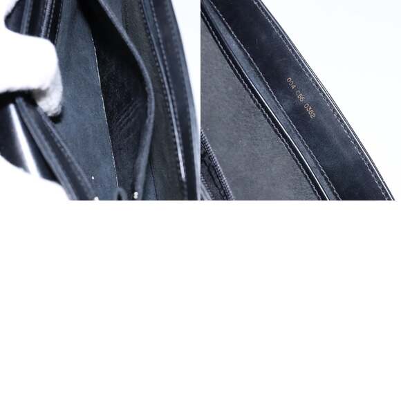 GUCCI Shoulder Bag Leather Black Gold - Picture 13 of 13